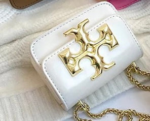 White mini purse